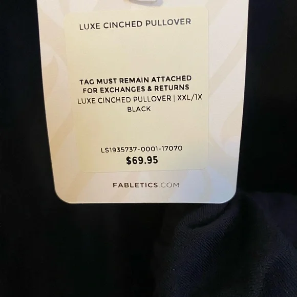 Fabletics Luxe Cinch Pullover Sweatshirt xxl - Picture 8 of 10